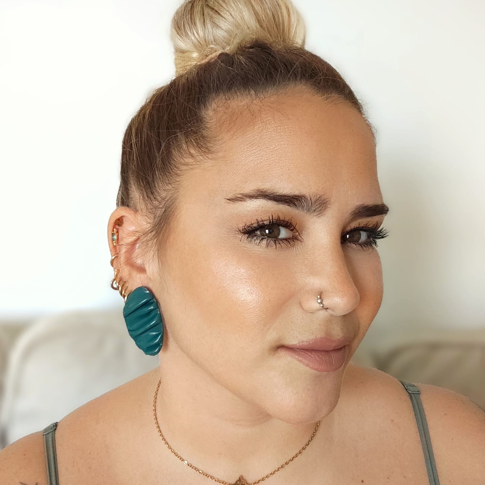 Medra Cuero Turquesa