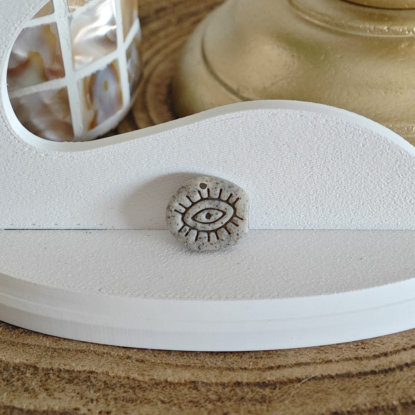 Charm Ojo Azteka Piedra