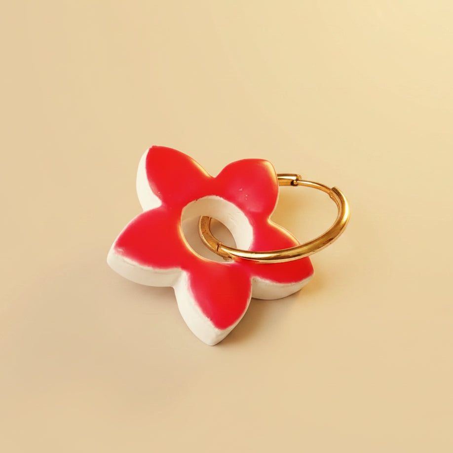 Charm Maxi Flor Efecto Cerámico