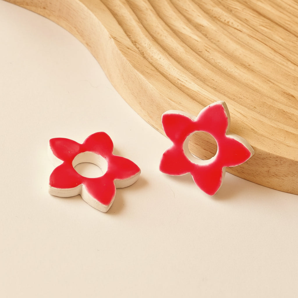 Charm Maxi Flor Efecto Cerámico