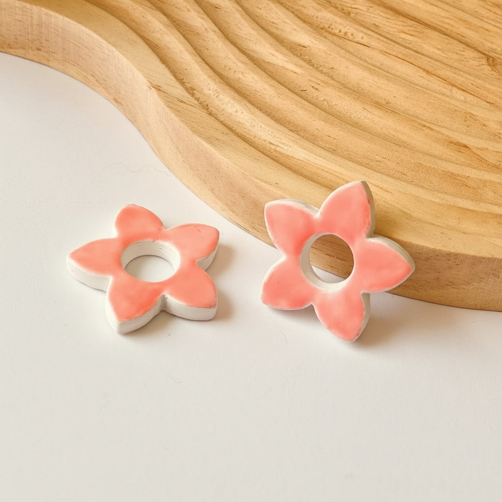 Charm Maxi Flor Efecto Cerámico
